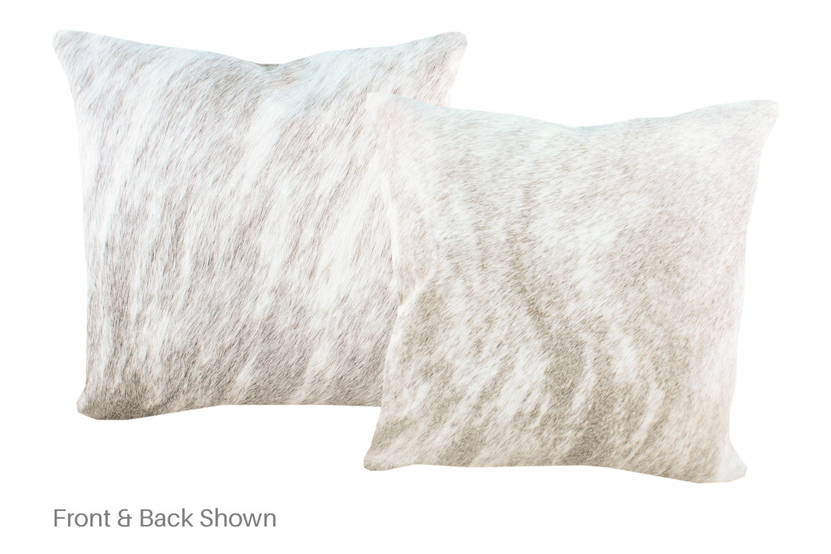 Light Brindle Cowhide Pillow #A52931