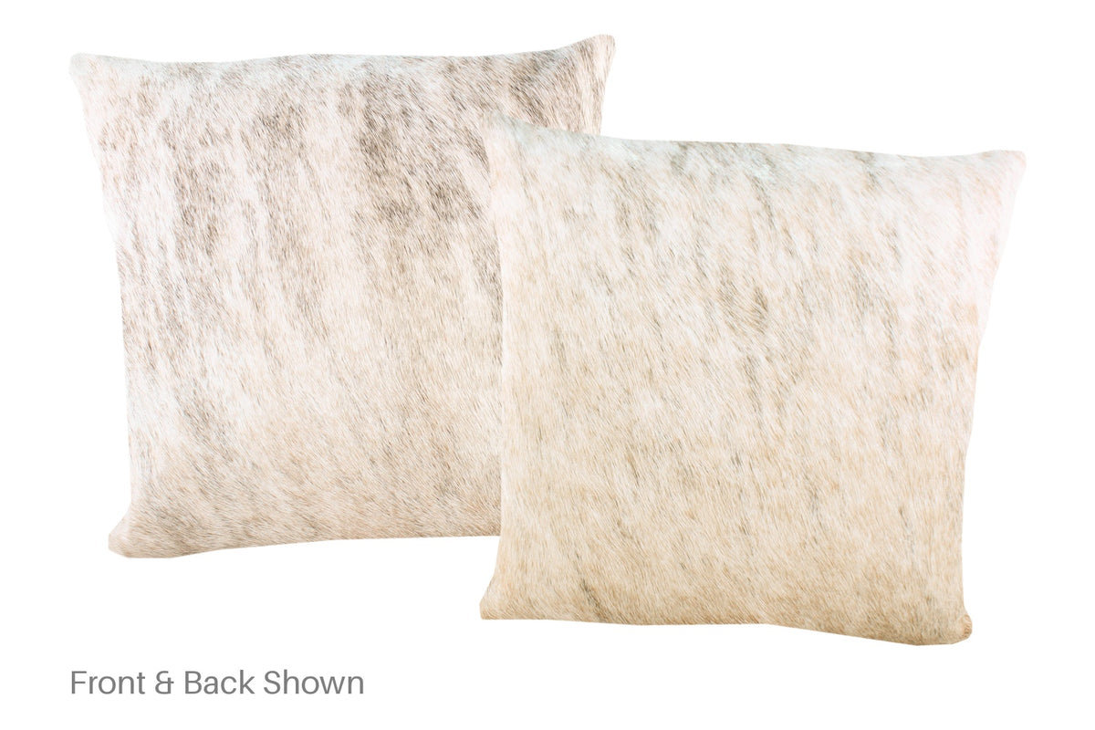 Light Brindle Cowhide Pillow #A52936