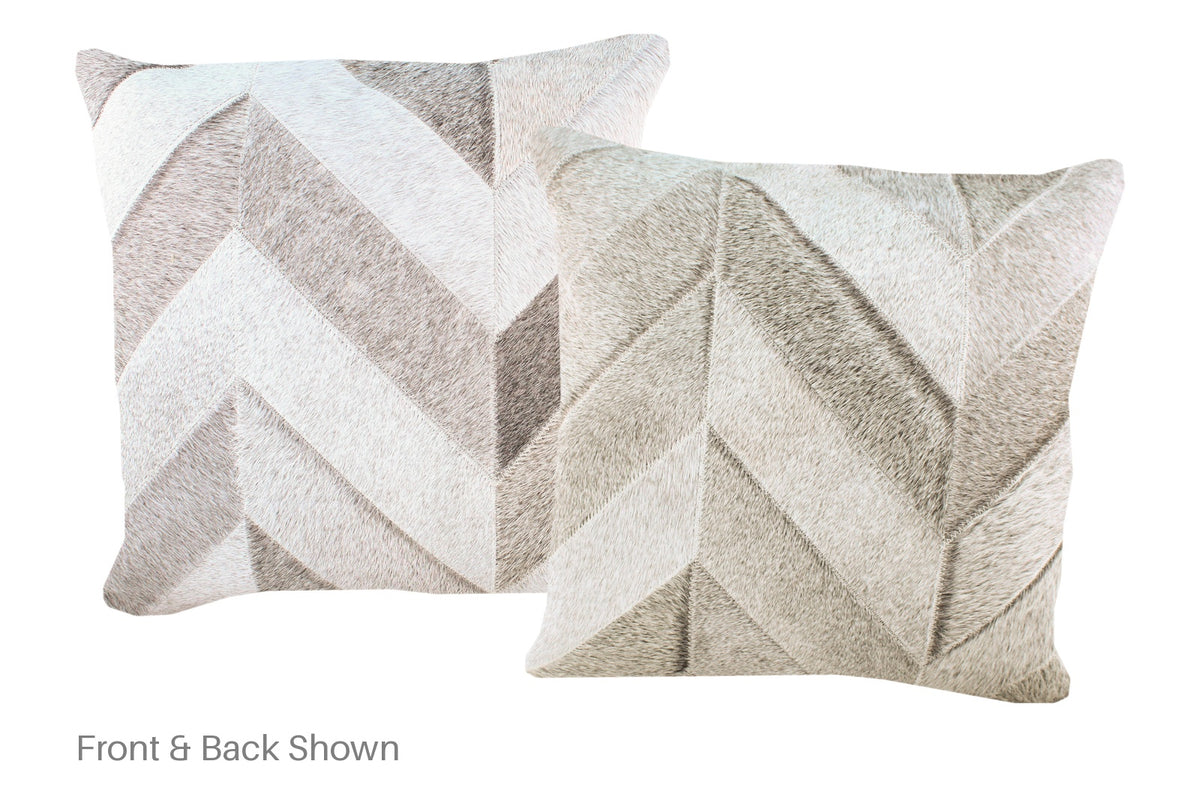 Patchwork Cowhide Pillow #A52937
