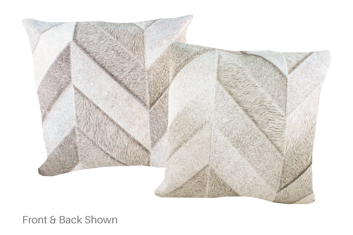 Patchwork Cowhide Pillow #A52944