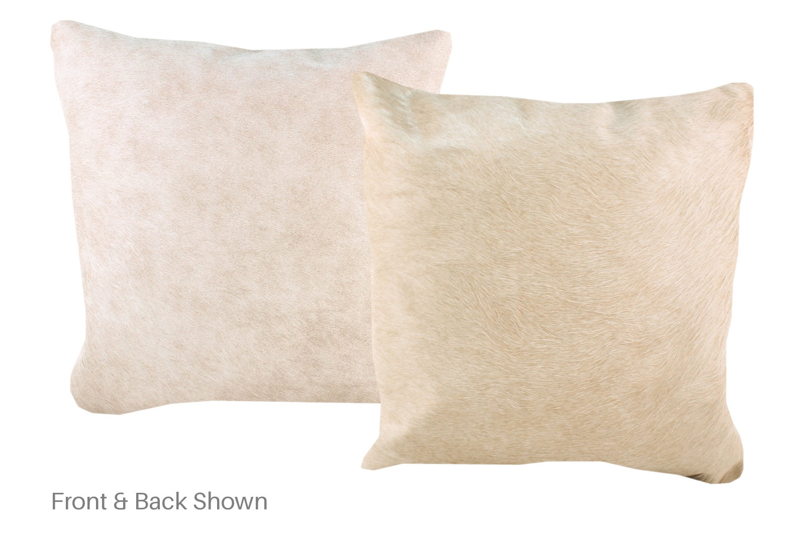 Champagne Cowhide Pillow #A52946