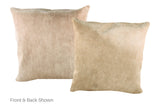 Champagne Cowhide Pillow 20x20 #A52947 by Hudson Hides