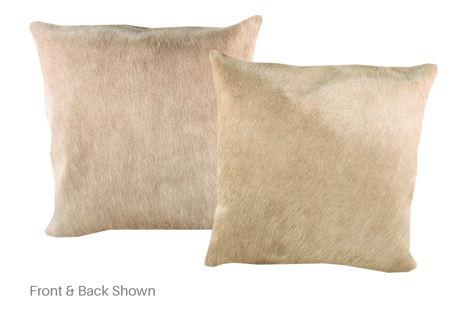Champagne Cowhide Pillow #A52947
