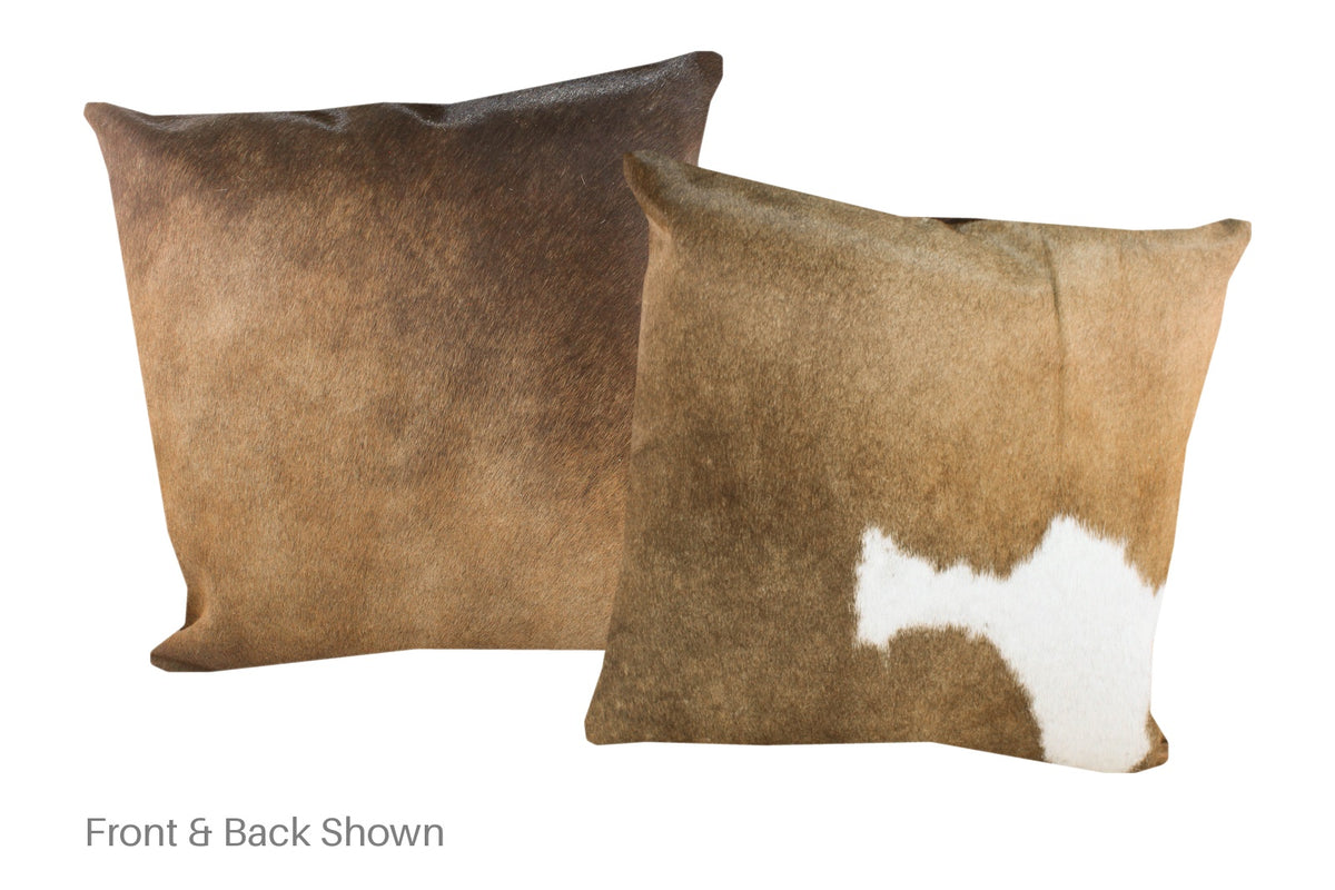 Caramel Cowhide Pillow #A52950
