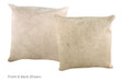 Champagne Cowhide Pillow 20x20 #A52952 by Hudson Hides