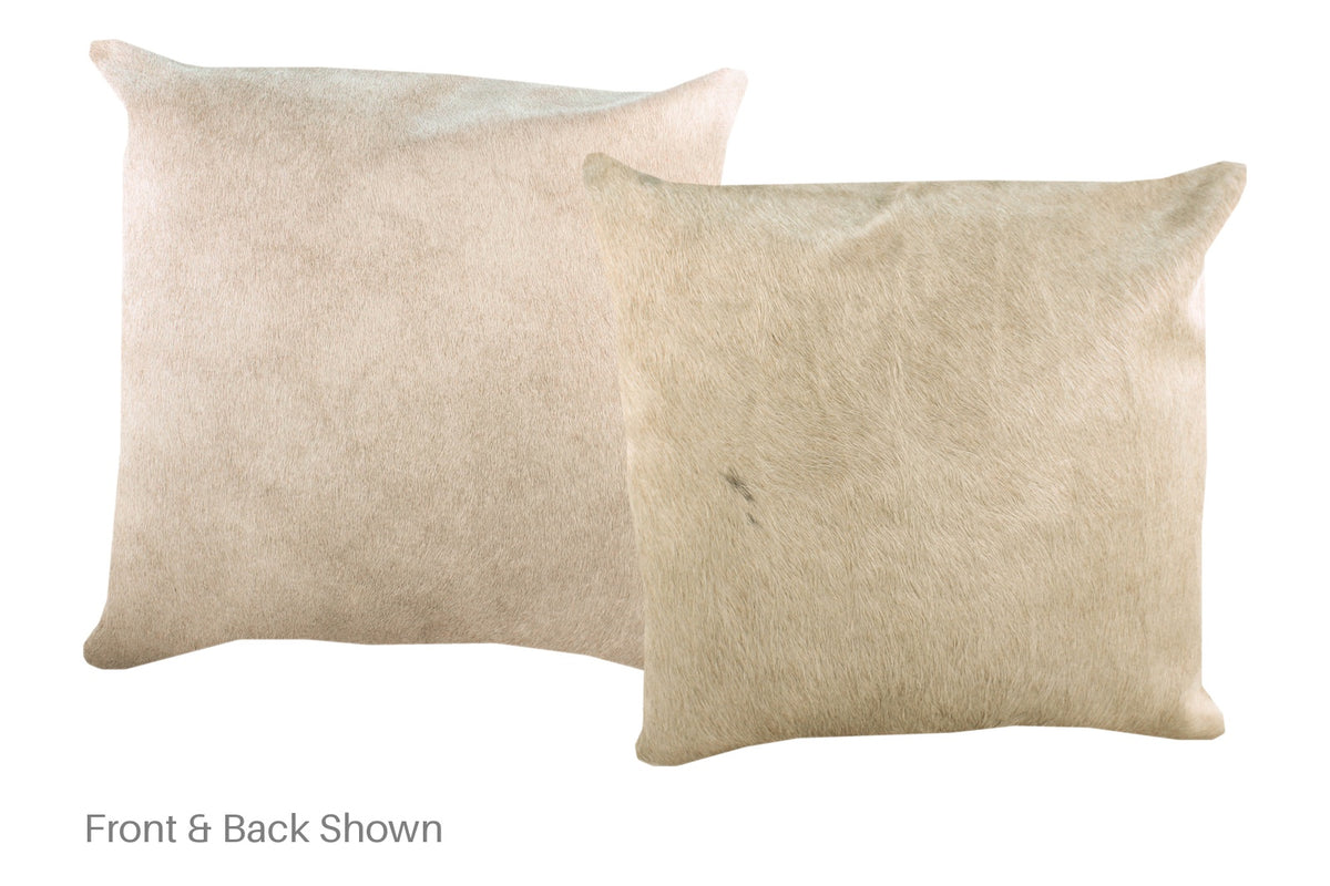 Champagne Cowhide Pillow #A52952