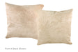 Champagne Cowhide Pillow 20x20 #A52953 by Hudson Hides