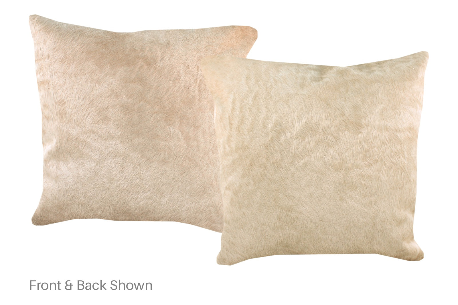 Champagne Cowhide Pillow #A52953