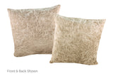 Champagne Cowhide Pillow 20x20 #A52955 by Hudson Hides