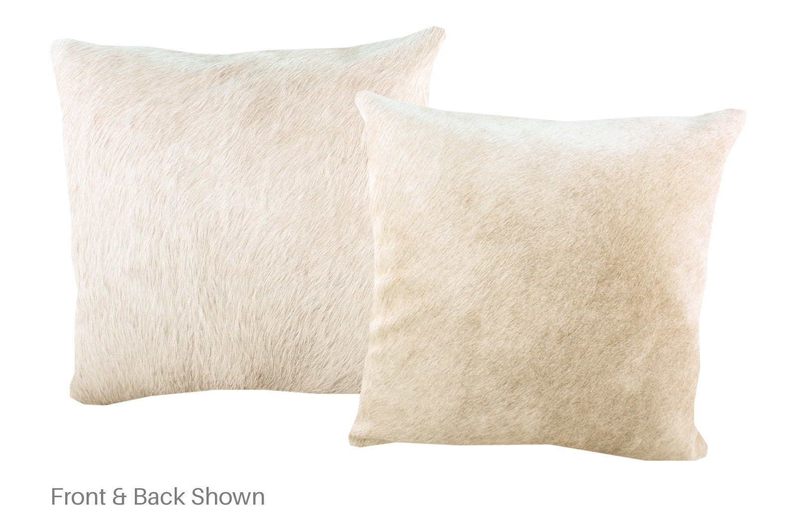 Champagne Cowhide Pillow #A52956