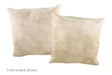 Champagne Cowhide Pillow 20x20 #A52957 by Hudson Hides