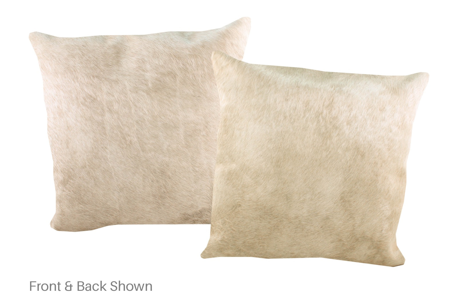 Champagne Cowhide Pillow #A52957