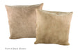 Champagne Cowhide Pillow 20x20 #A52958 by Hudson Hides