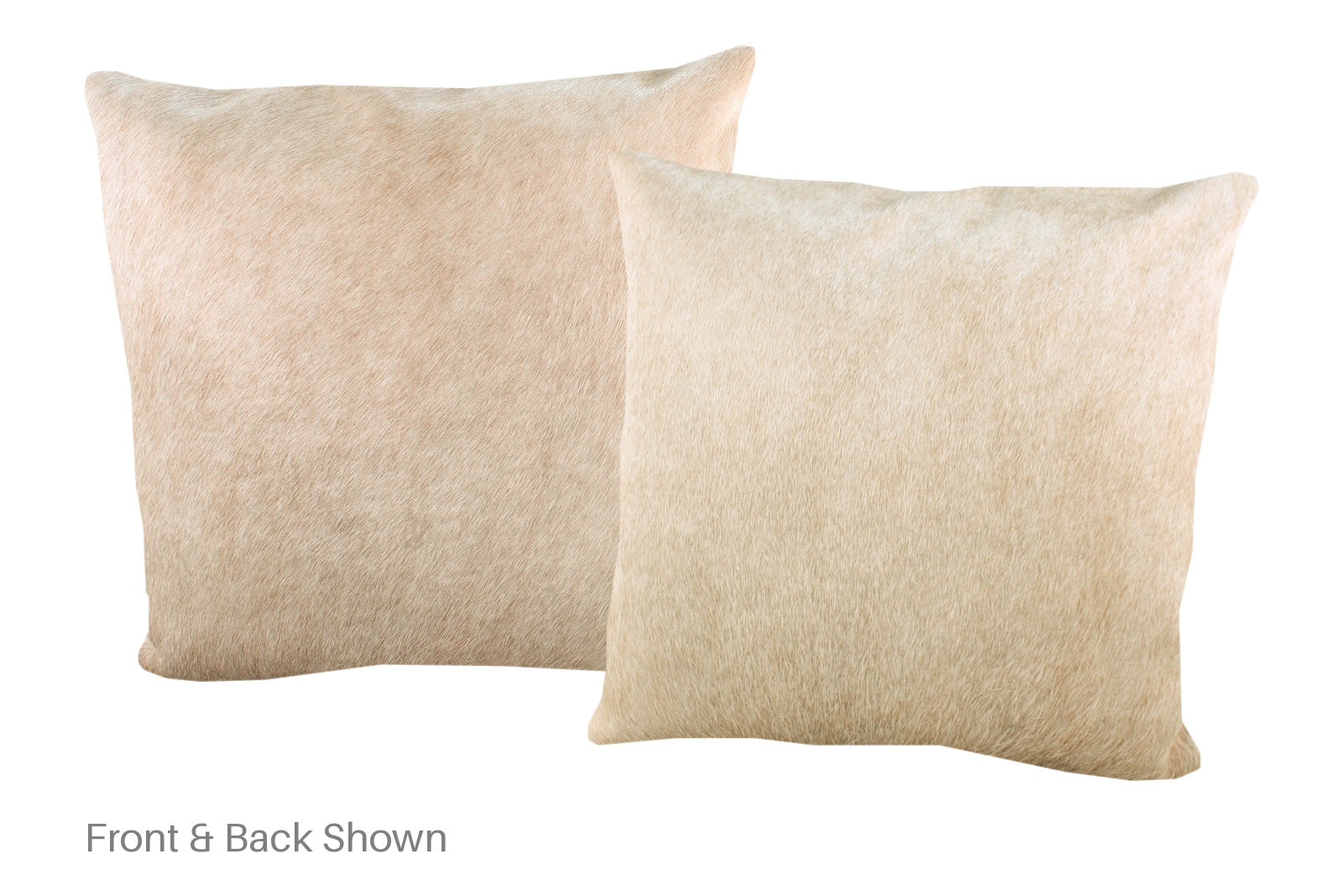 Champagne Cowhide Pillow #A52959
