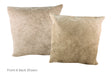 Champagne Cowhide Pillow 20x20 #A52960 by Hudson Hides