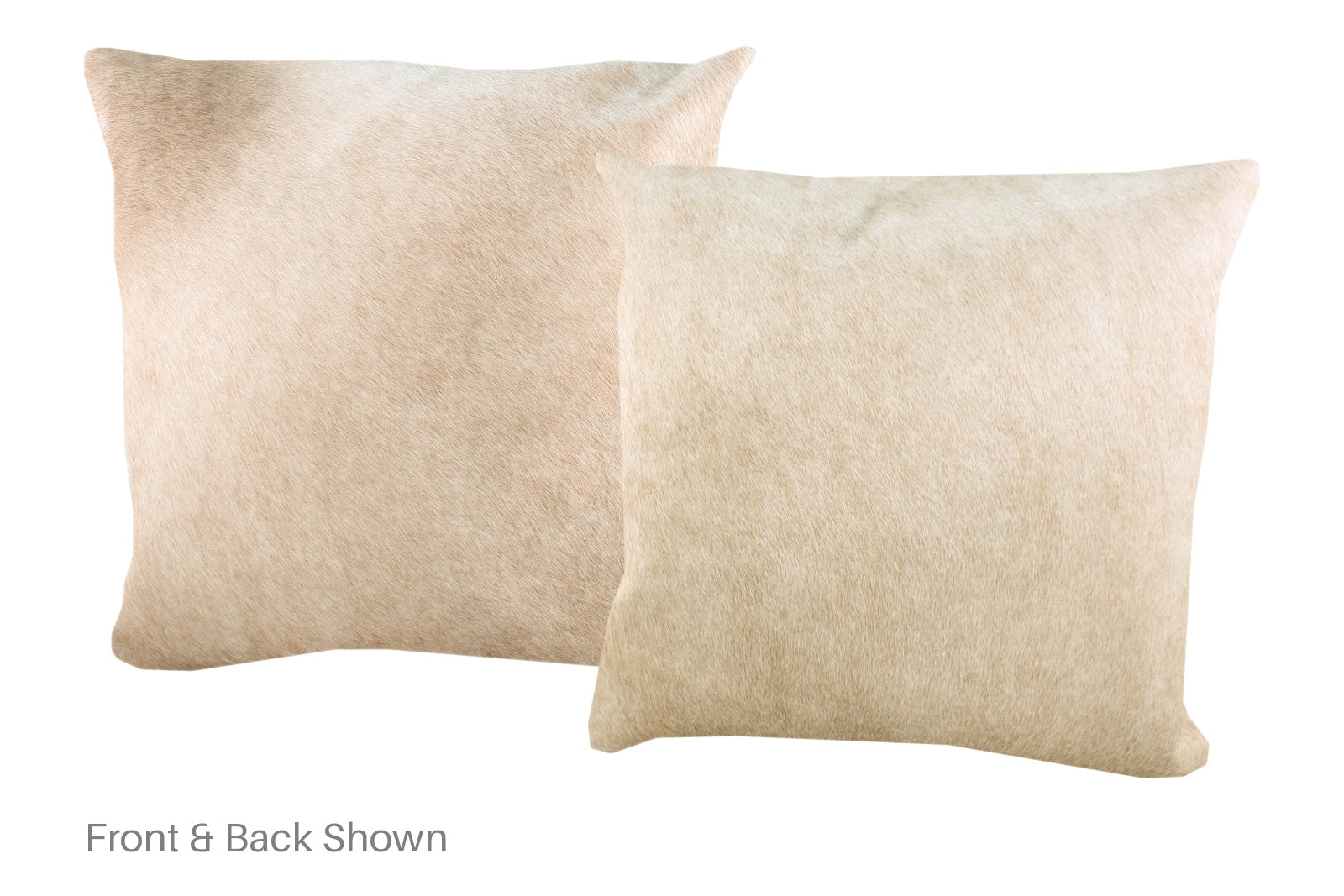 Champagne Cowhide Pillow #A52961