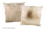 Champagne Cowhide Pillow 20x20 #A52962 by Hudson Hides