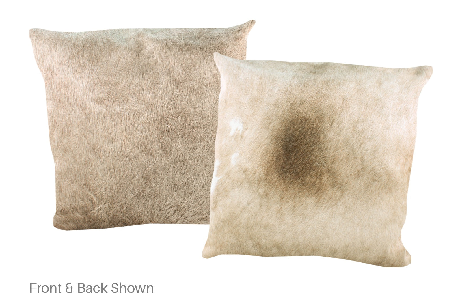 Champagne Cowhide Pillow #A52962