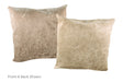 Champagne Cowhide Pillow 20x20 #A52963 by Hudson Hides