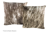 Grey Cowhide Pillow 20x20 #A52966 by Hudson Hides