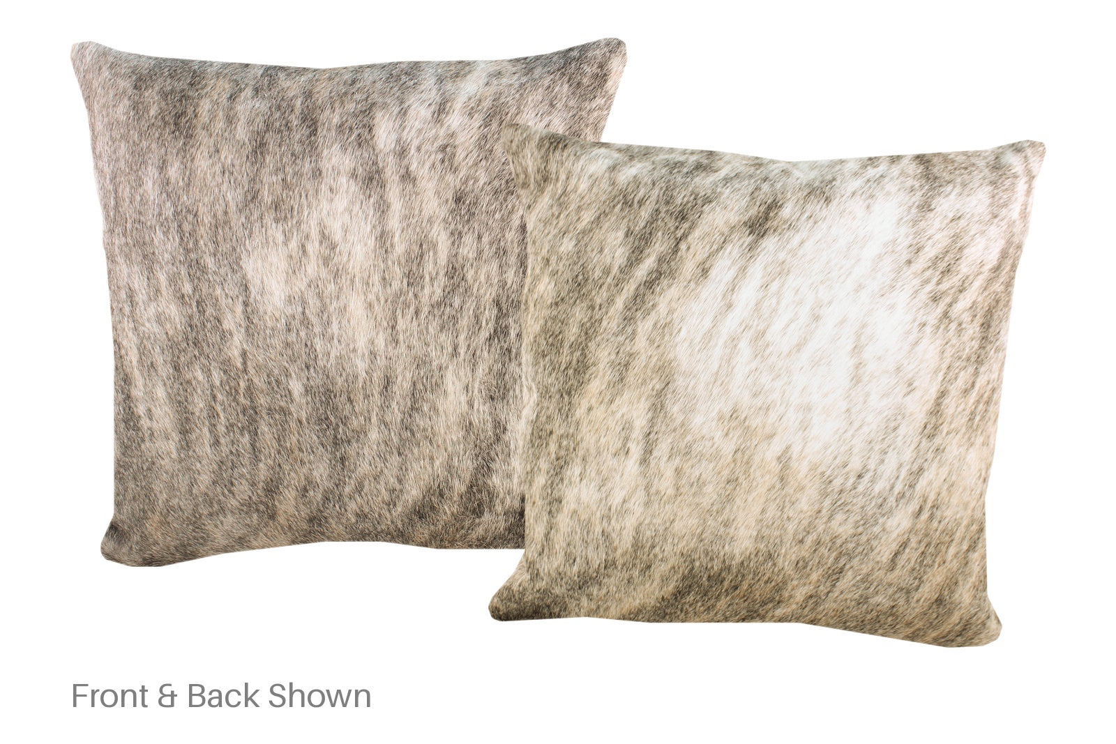 Light Brindle Cowhide Pillow #A52967