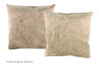 Champagne Cowhide Pillow 20x20 #A52972 by Hudson Hides