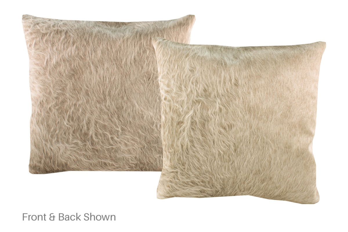 Champagne Cowhide Pillow #A52972