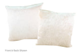 Solid White Cowhide Pillow 20x20 #A52977 by Hudson Hides