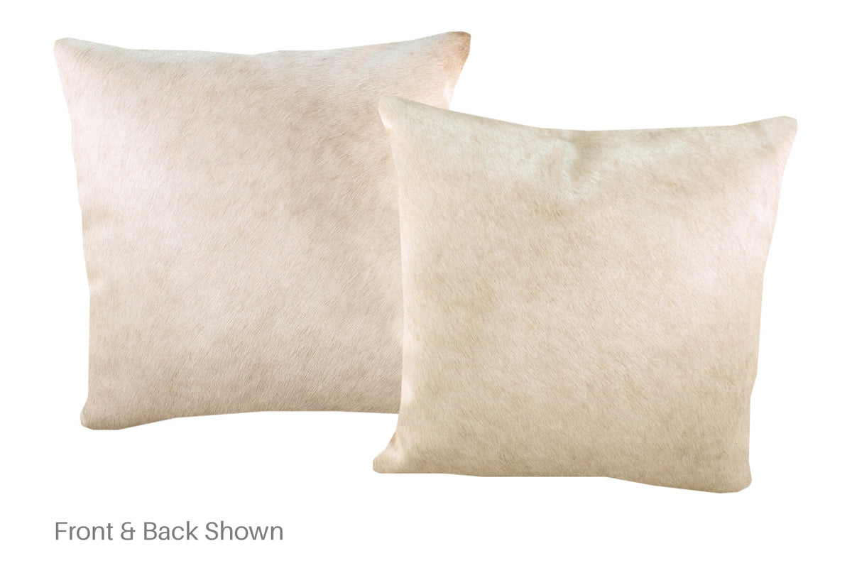 Champagne Cowhide Pillow #A52978