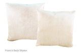 Champagne Cowhide Pillow 20x20 #A52980 by Hudson Hides