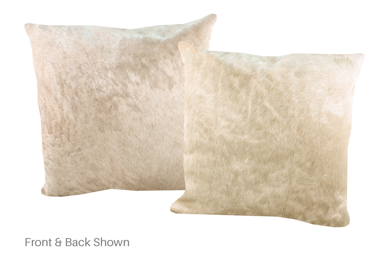 Champagne Cowhide Pillow #A52981