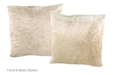 Champagne Cowhide Pillow 20x20 #A52982 by Hudson Hides