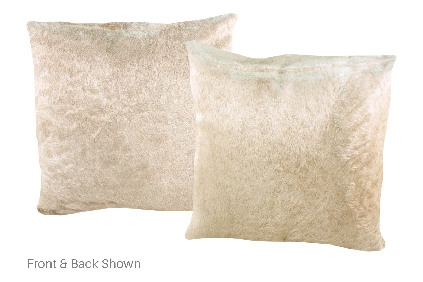 Champagne Cowhide Pillow #A52982
