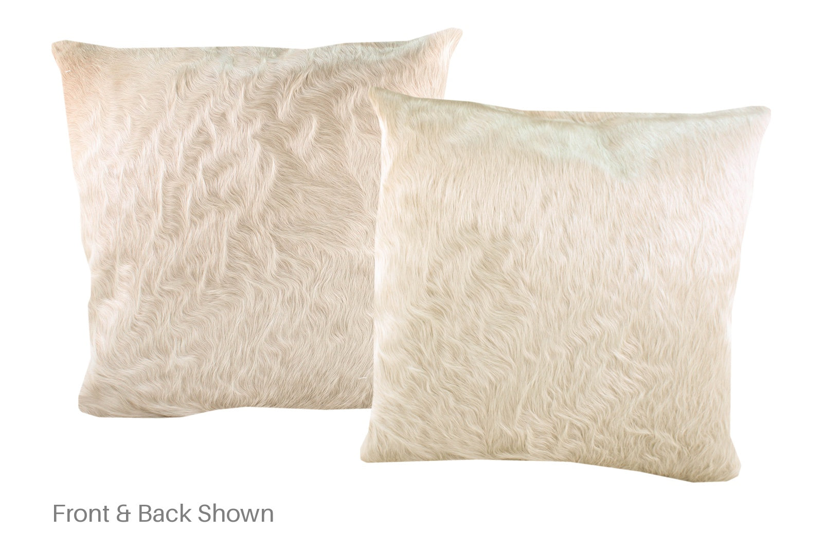 Champagne Cowhide Pillow #A52983