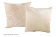 Champagne Cowhide Pillow 20x20 #A52985 by Hudson Hides
