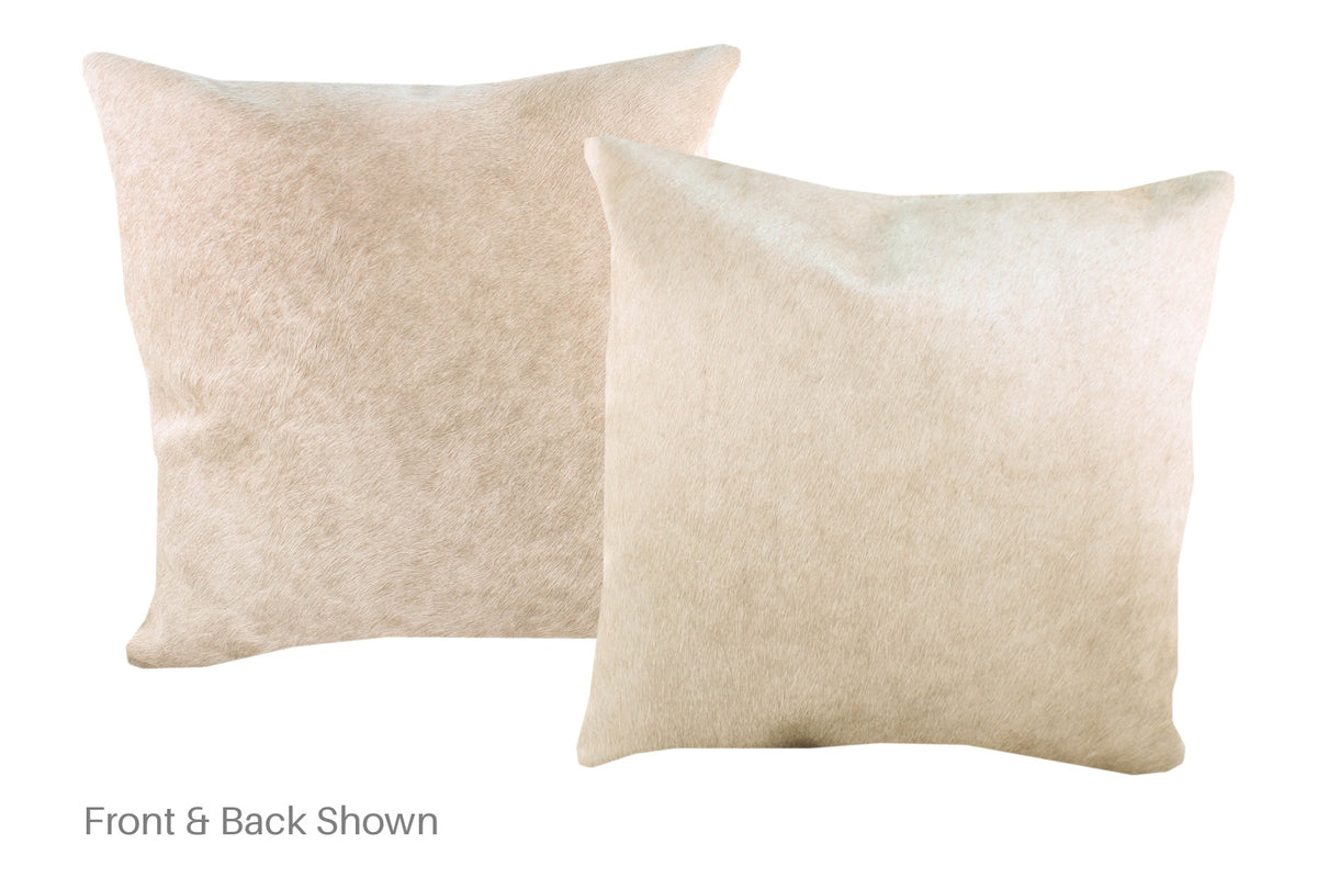 Champagne Cowhide Pillow #A52985