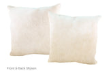 Champagne Cowhide Pillow 20x20 #A52988 by Hudson Hides