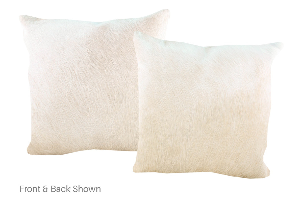 Champagne Cowhide Pillow #A52988