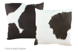 Black and White Cowhide Pillow 20x20 #A52993 by Hudson Hides