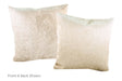 Champagne Cowhide Pillow 20x20 #A52996 by Hudson Hides
