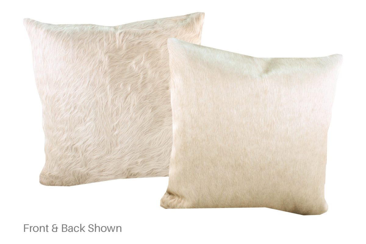 Champagne Cowhide Pillow #A52996