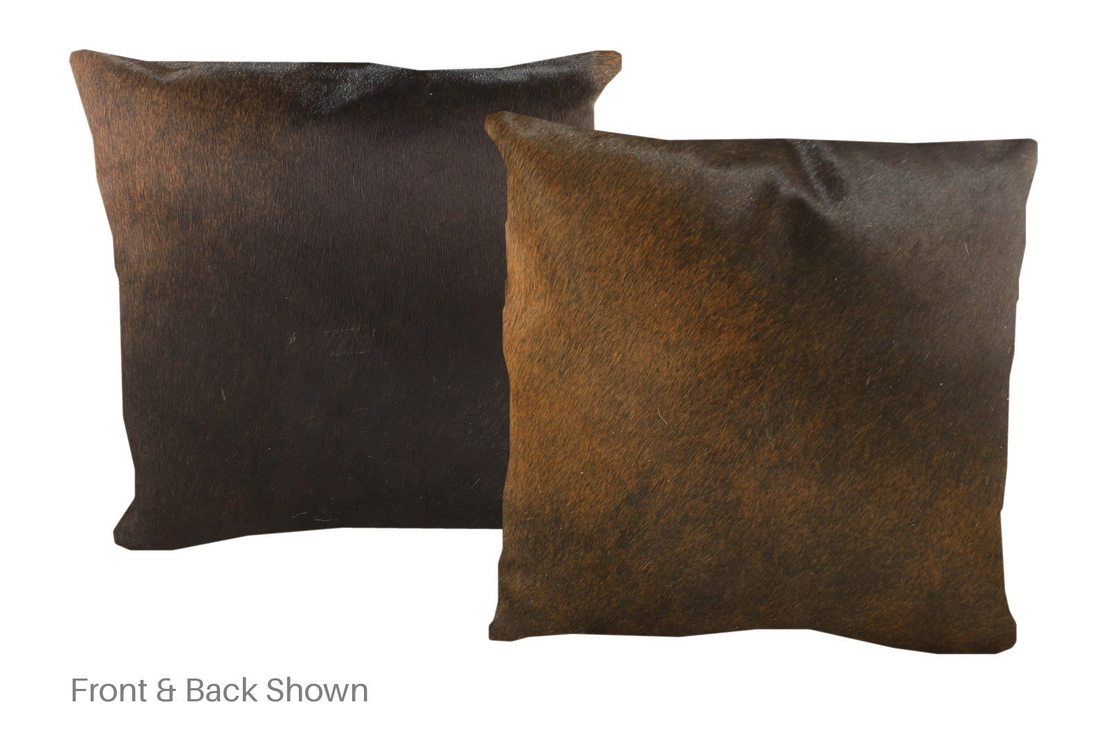 Chocolate Cowhide Pillow #A52998