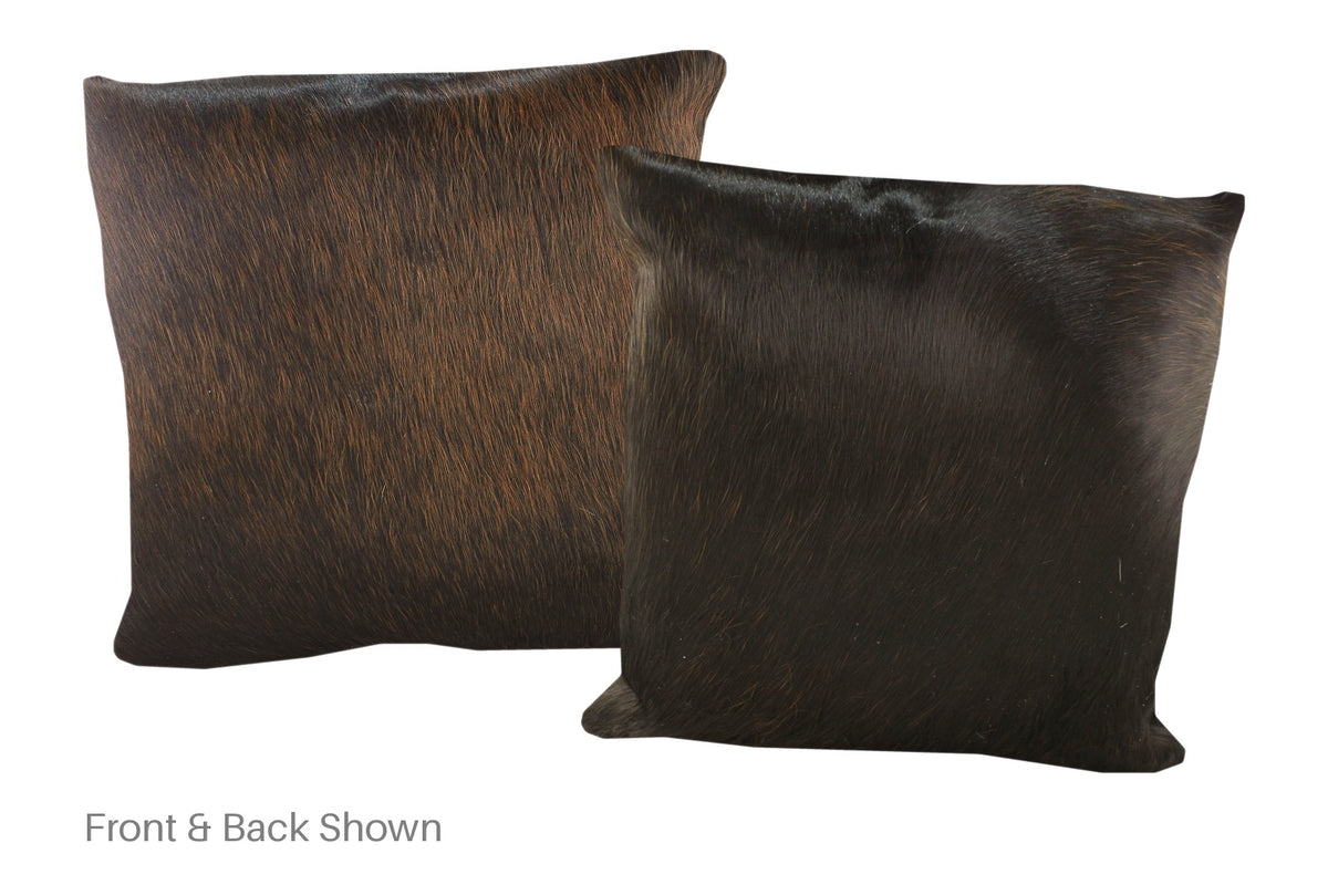 Chocolate Cowhide Pillow #A53000