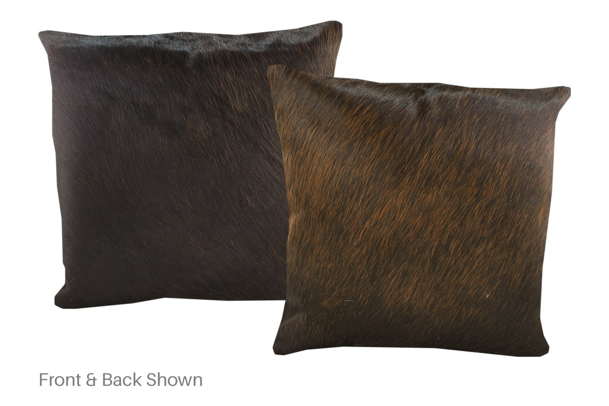 Chocolate Cowhide Pillow #A53001