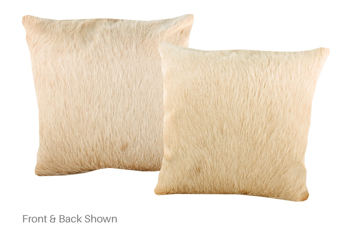 Champagne Cowhide Pillow #A53008
