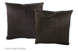 Solid Black Cowhide Pillow 20x20 #A53016 by Hudson Hides
