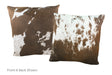Chocolate Cowhide Pillow 20x20 #A53023 by Hudson Hides