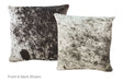 Salt and Pepper Black Cowhide Pillow 20x20 #A53025 by Hudson Hides