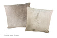 Grey Cowhide Pillow 20x20 #A53027 by Hudson Hides
