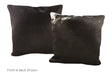 Solid Black Cowhide Pillow 20x20 #A53029 by Hudson Hides